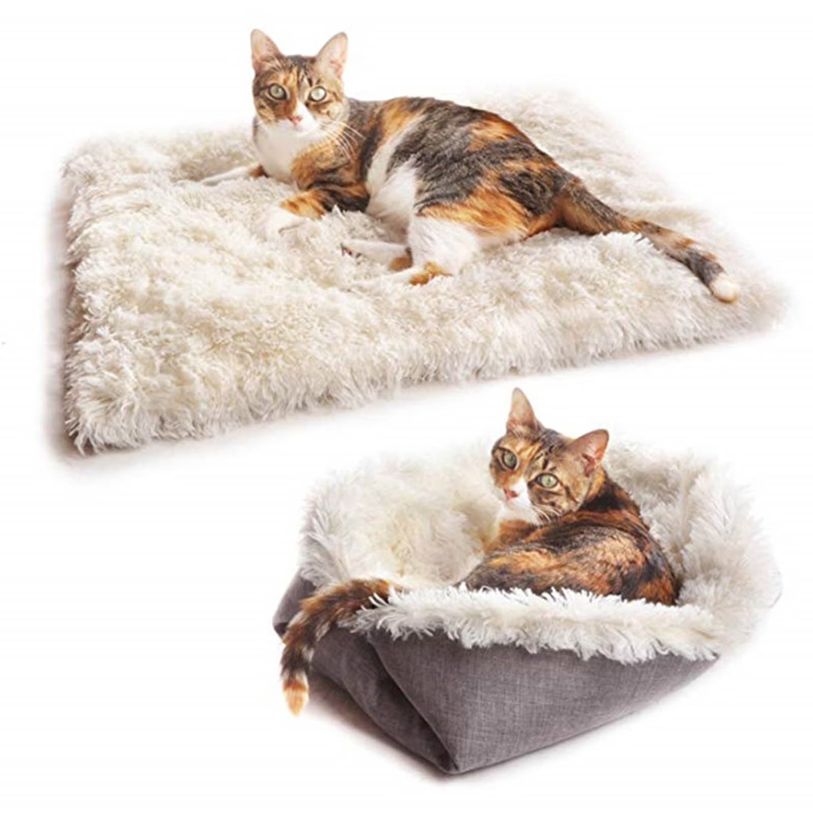 Dog Bed for Large Dogs, Cozy Calming Pet Bed for Dogs & Cats: Self-Warming, Anti-Anxiety, Non-Slip and Machine Washable 24X20 Inch