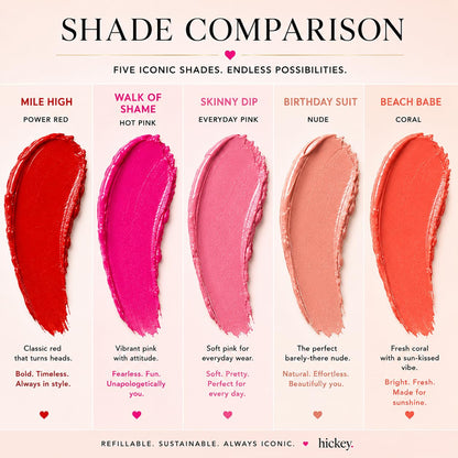 Fashion Week Refill Collection | 5 Essential Organic Lipstick Refills |  Lipstick